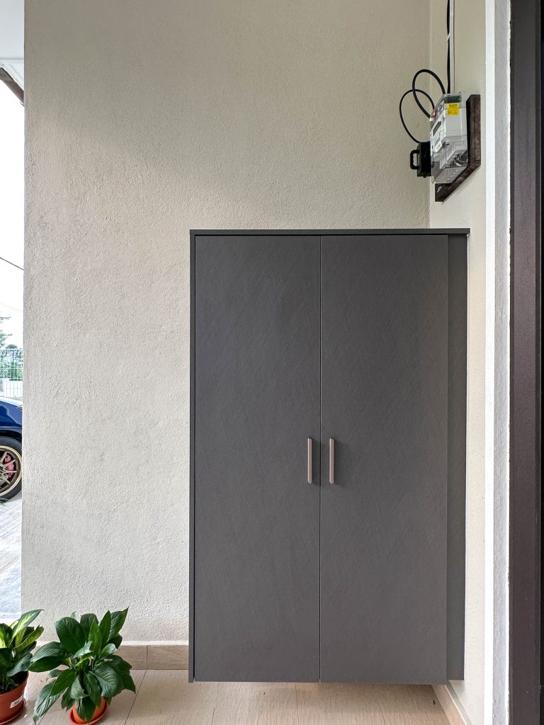 Sleek, Low-Profile Shoe Cabinets