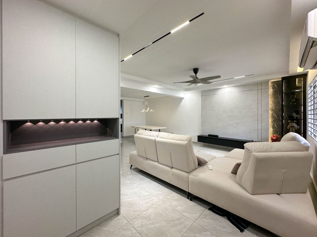 Living room at Damai Perdana Cheras