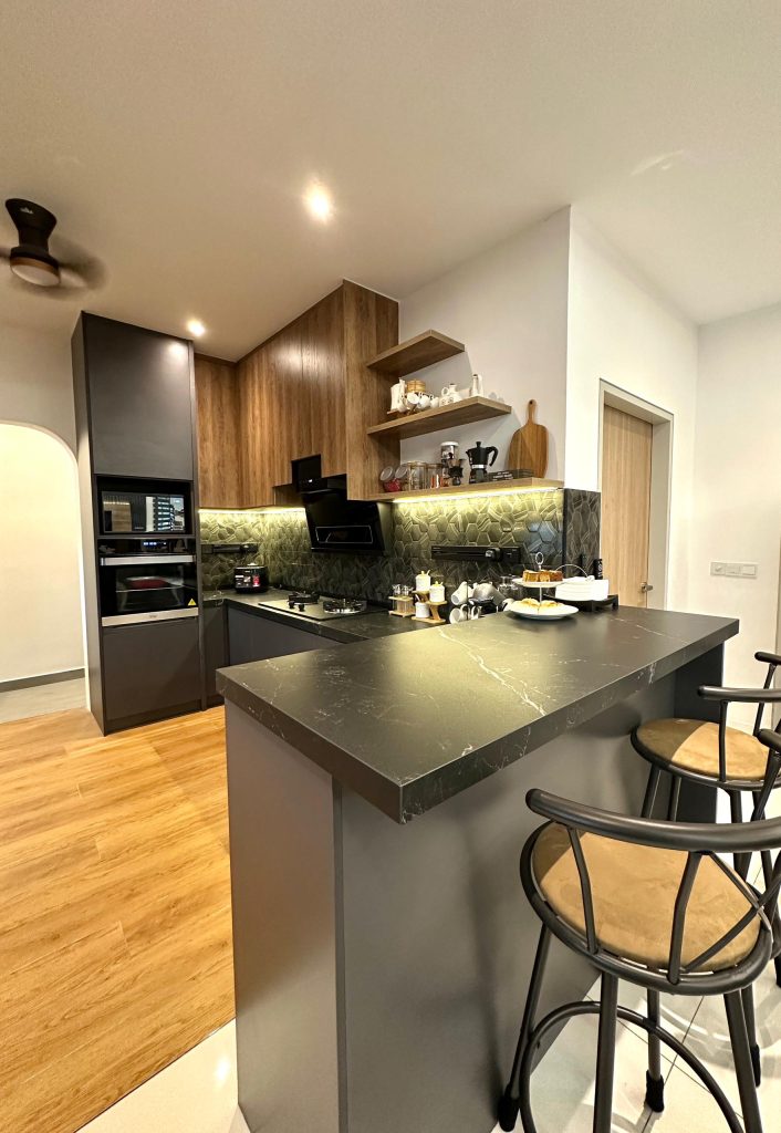 Kitchen Cabinet at Serene Heights