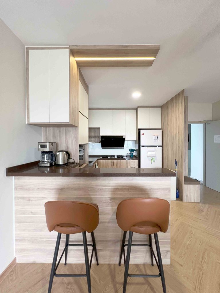 kitchen cabinet at Huni Residence