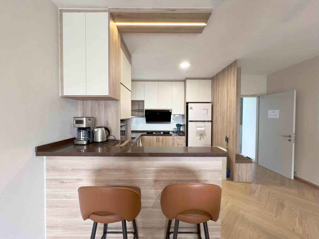 kitchen cabinet at Huni Residence