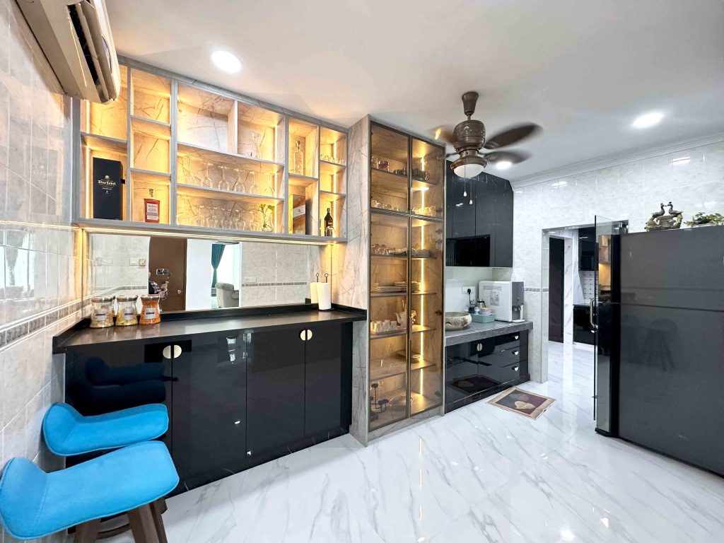 dry kitchen cabinet at Kusturi Heights Nilai