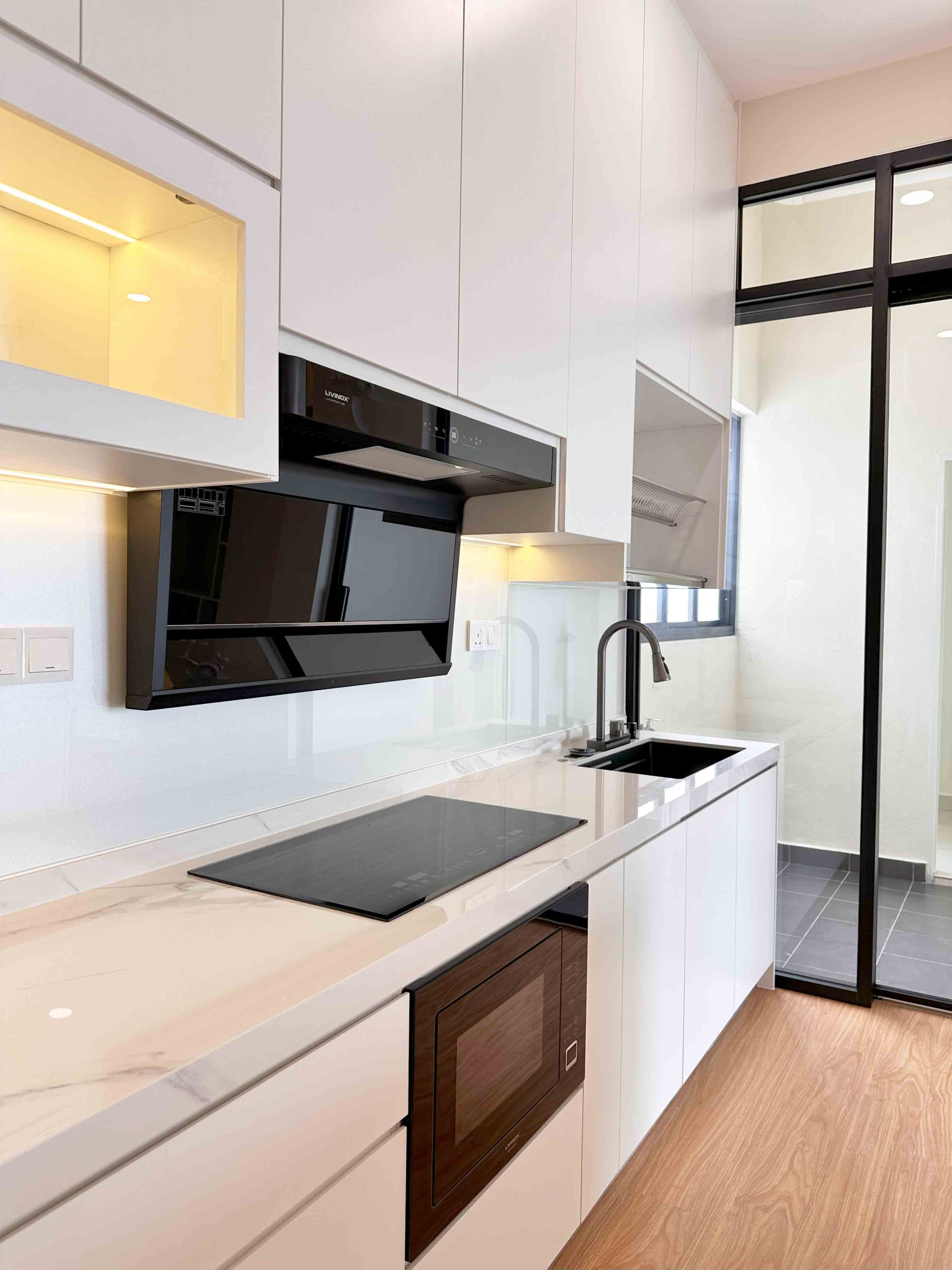 kitchen cabinet at Bintang Residensi Bukit Jalil