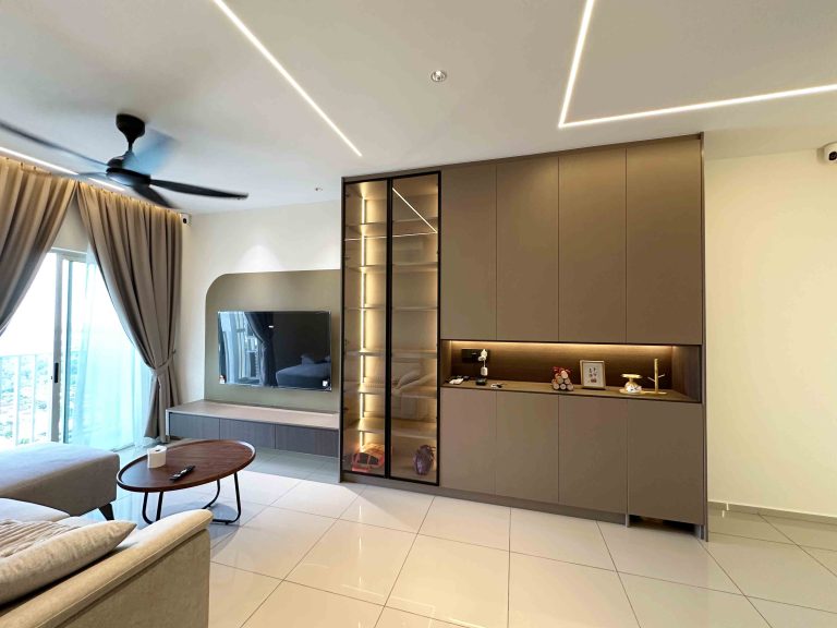 TV cabinet at Gravit 8 @ Klang South