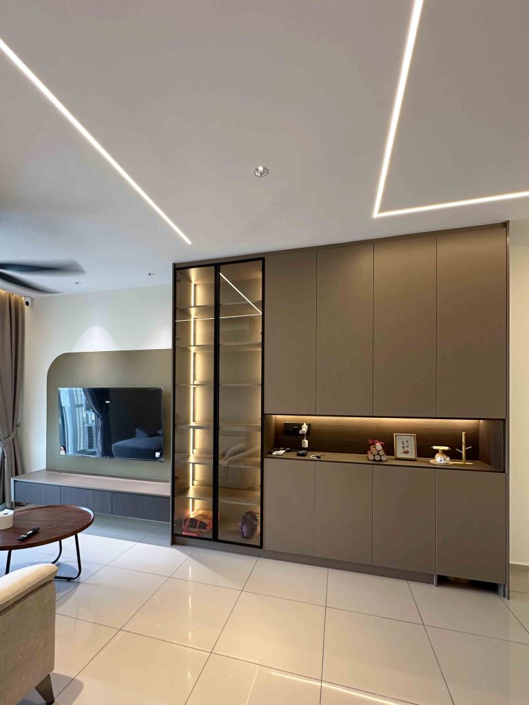 TV cabinet at Gravit 8 @ Klang South