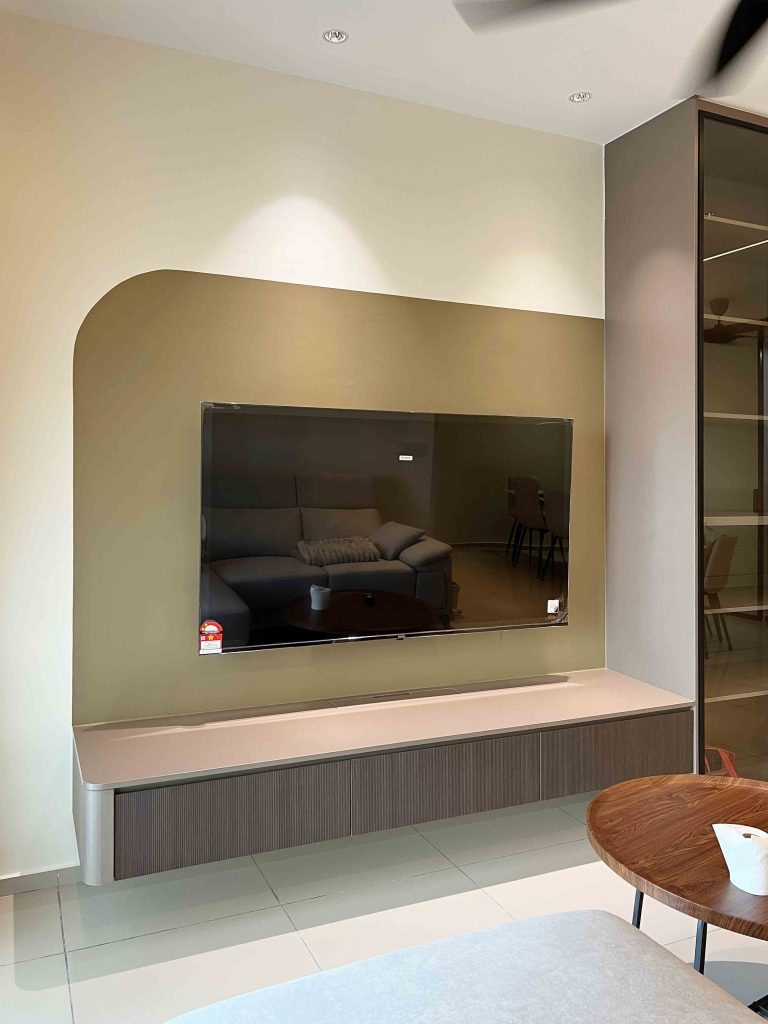TV cabinet at Gravit 8 @ Klang South
