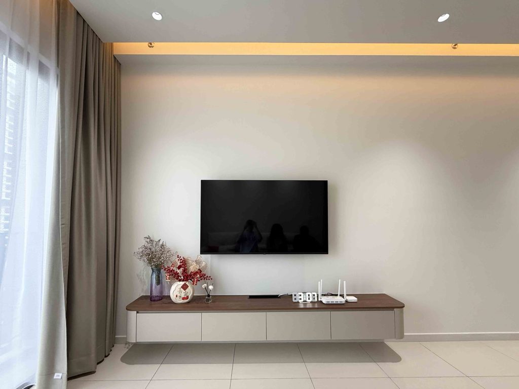 Curve TV Cabinet at Sunway Avila