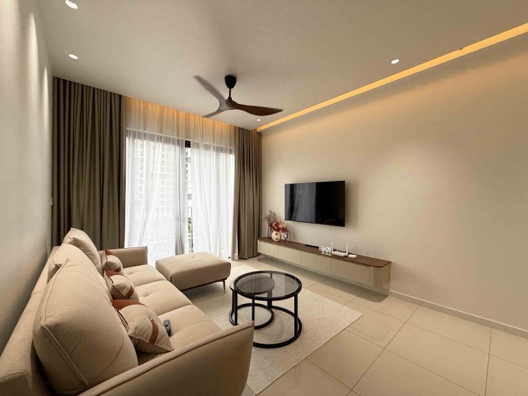 Curve TV Cabinet at Sunway Avila