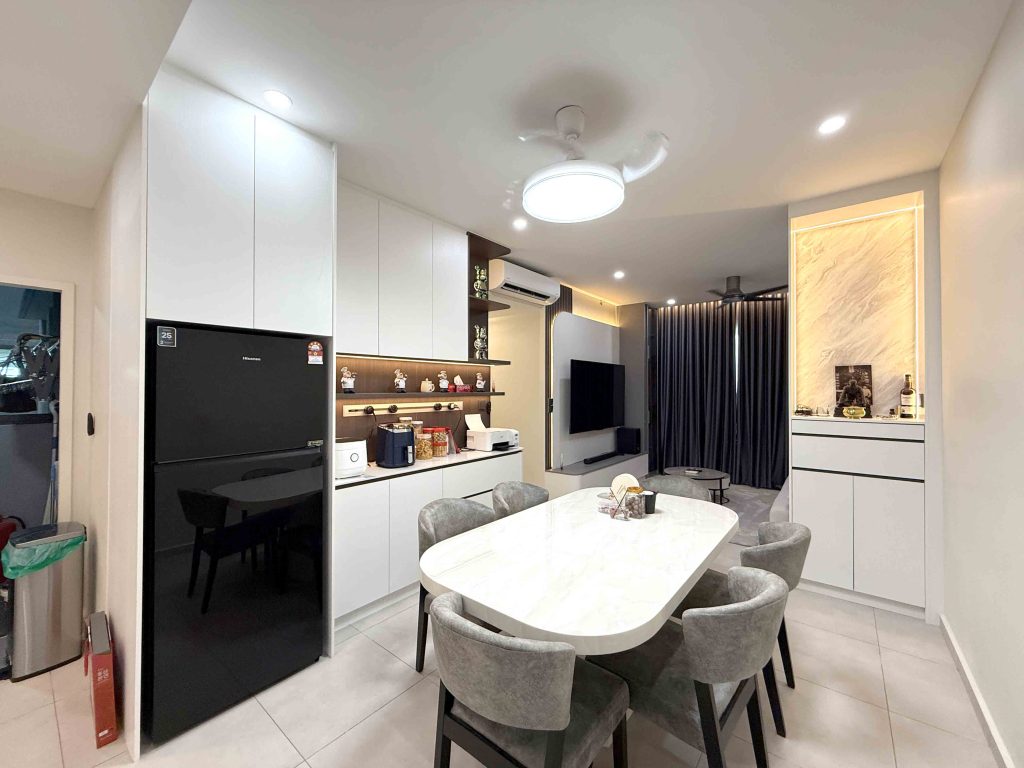 Living Room at Meta Residence