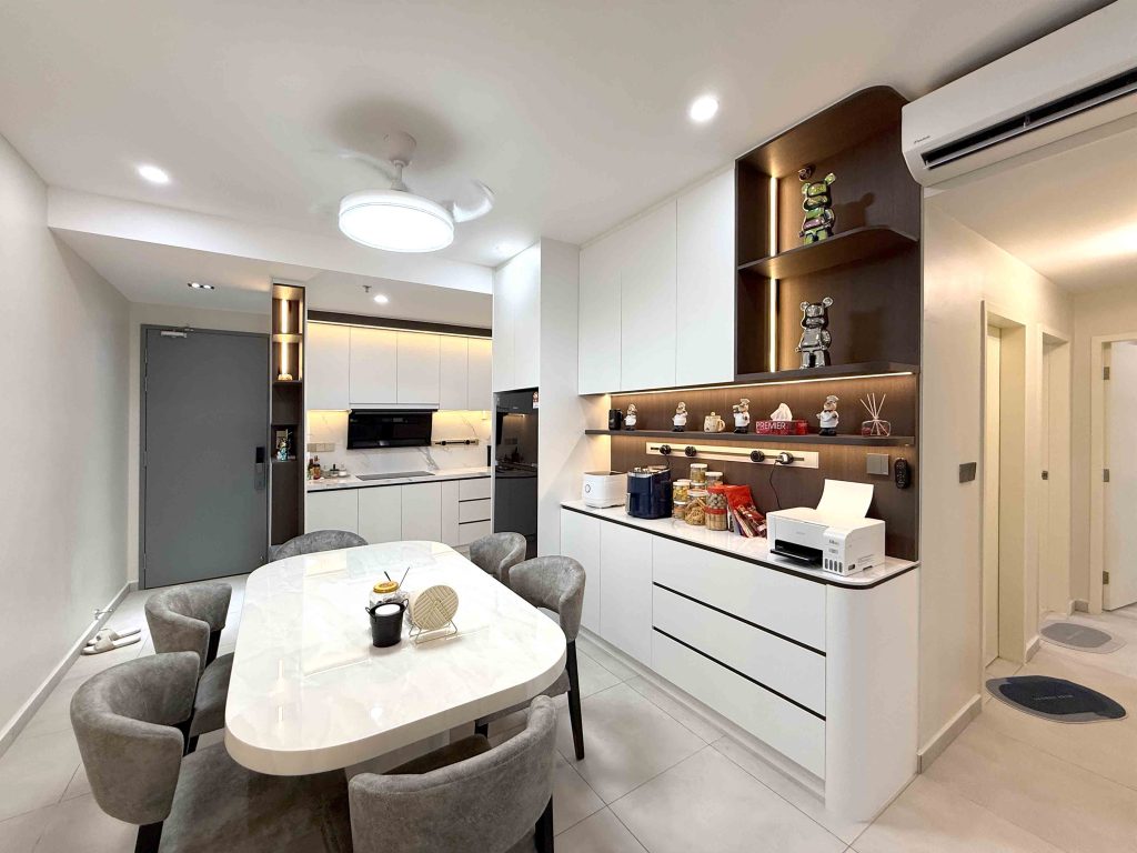 Living Room at Meta Residence