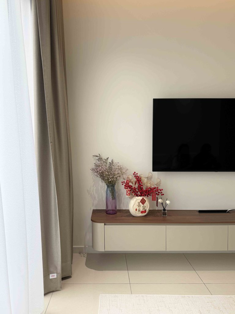 Curve TV Cabinet at Sunway Avila