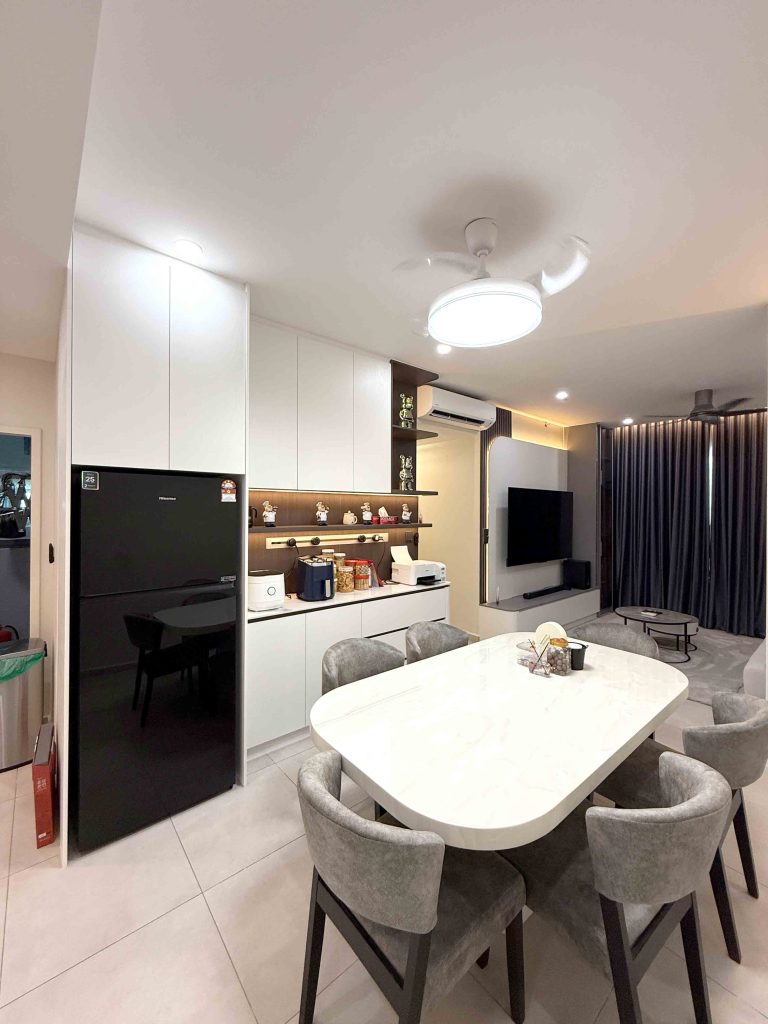 Living Room at Meta Residence