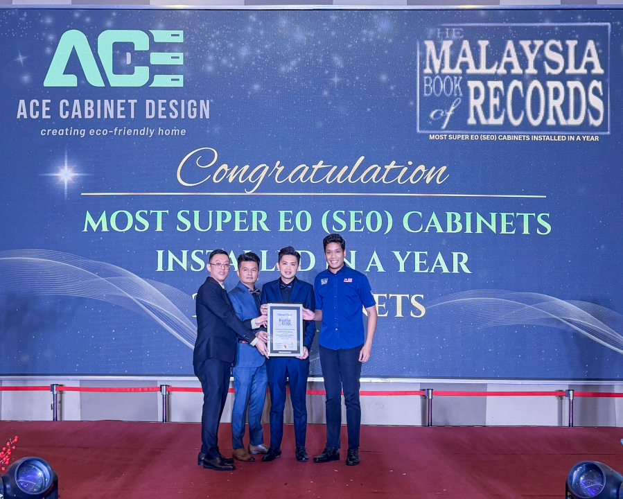 ACE Cabinet Design enters Malaysia Book of Records with 3,193 Super E0 cabinet installations in 2024