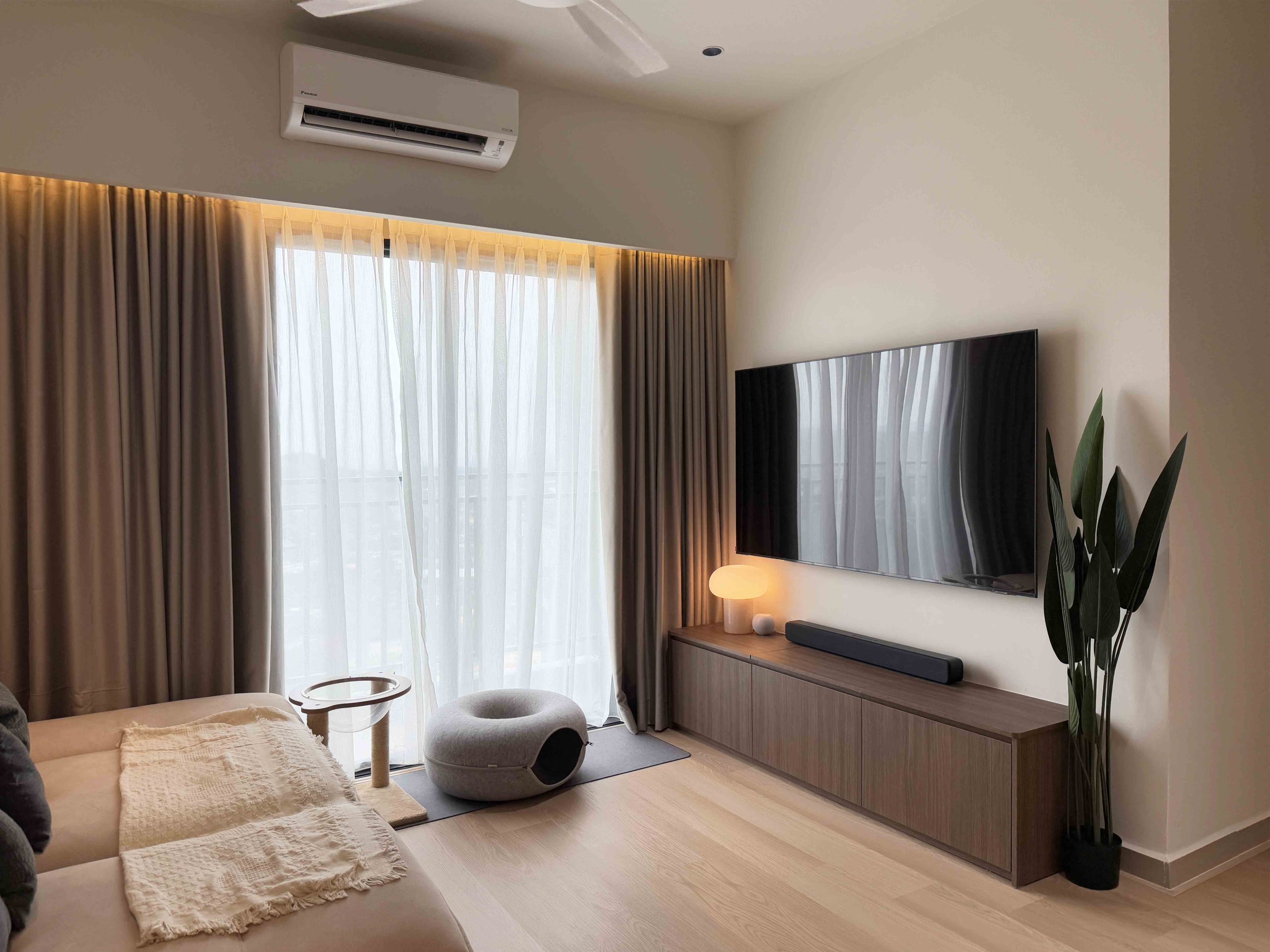 Muji Style Living Room by ACE Cabinet Design